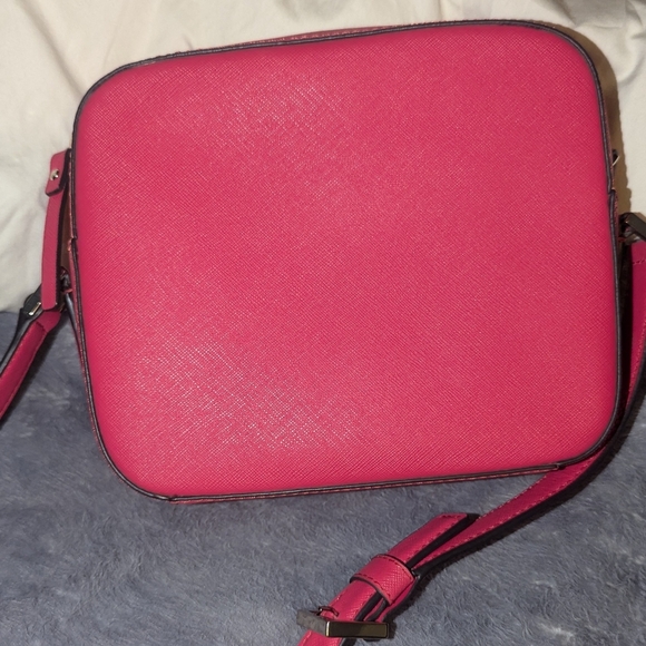 Kate Spade Staci Mini Camera Bag Leather Crossbody in Dark Watermelon - Picture 11 of 12